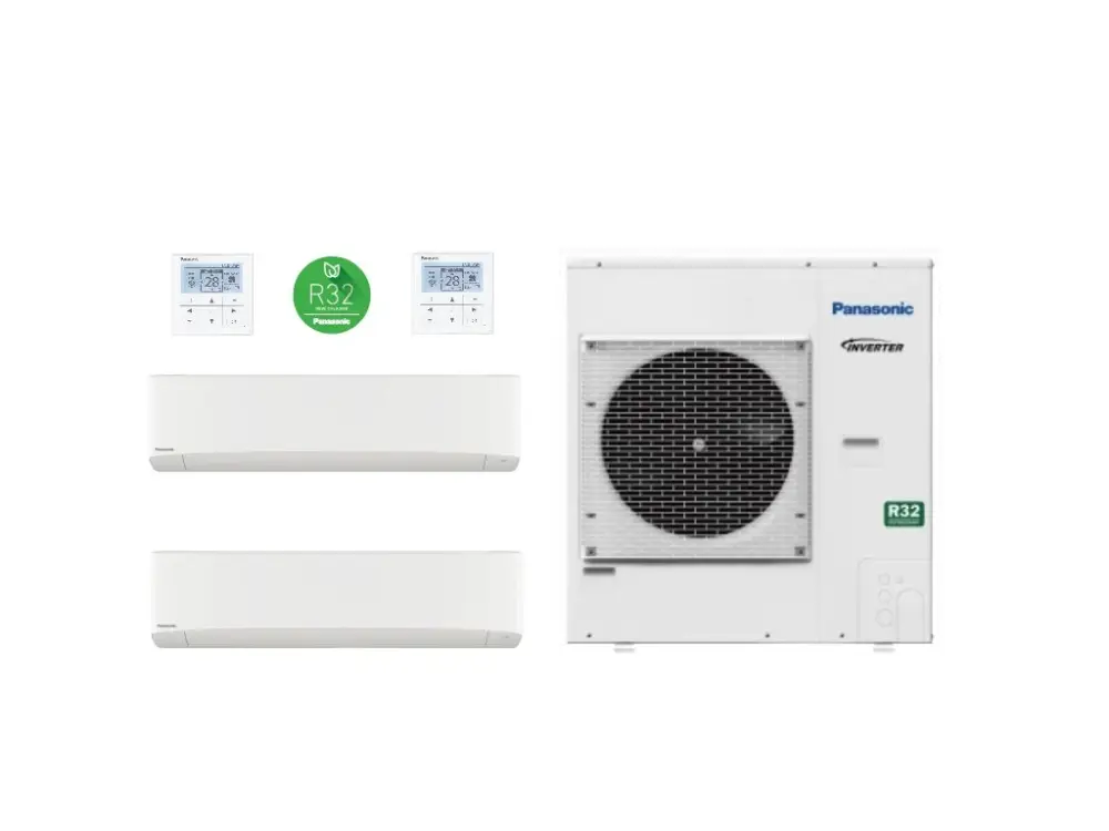 Autentický Multisplit Panasonic PACi ELITE 1+2 (6,1 kW + 6,1kW) R32 s montáží