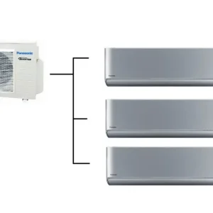 Akce Klimatizace Panasonic Etherea silver 1+3 (2kW + 2,5kW + 2,5kW) Multi-split R32 včetně montáže