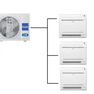 Klimatizace Haier parapetní 1+3 (2,5kW + 2,5kW 2,5kW) Multi-split R32 Cenový Hit