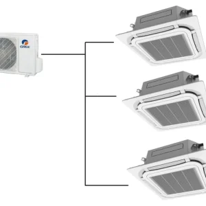 Kazetová Klimatizace Gree 1+3 (3,5kW + 3,5kW + 3,5kW) Multi-split R32 Cenová Bomba