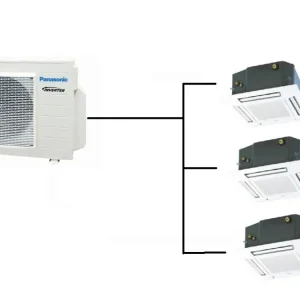 Kazetová Klimatizace Panasonic 1+3 (2kW + 2kW + 2kW) Multi-split R32 Hit Sezóny