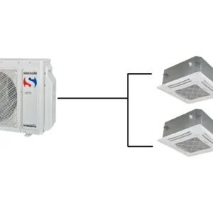 Speciální Cena Kazetová Klimatizace Sinclair 1+2 (3,4kW + 3,4kW) Multi-split R32
