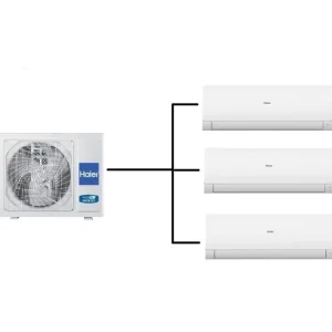 Klimatizace Haier Flexis plus bílá 1+3 (2,6kW + 2,6kW + 2,6kW) Multi-split R32 včetně motnáže Expresní Doručení