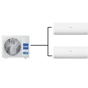 Klimatizace Haier Flexis plus bílá 1+2 (2,6kW + 2,6kW) Multi-split R32 Horká Nabídka