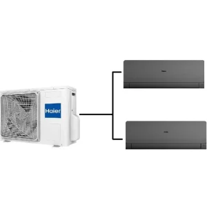 Oblíbený Klimatizace Haier Flexis plus černá 1+2(2,6kW + 2,6kW) Multi-split R32 včetně montáže