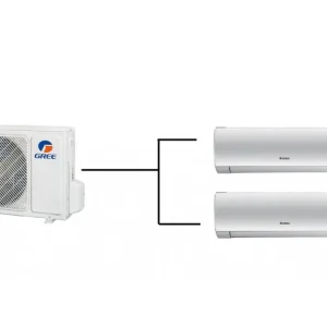 Klimatizace Gree Fairy II bílá 1+2 ( 2,7kW + 3,5kW) Multi-split R32 Poslední Šance