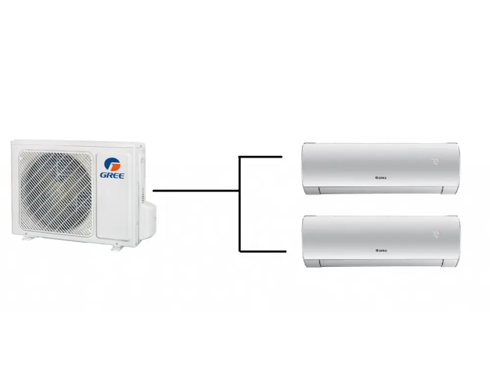 Klimatizace Gree Fairy II bílá 1+2 ( 2,7kW + 3,5kW) Multi-split R32 Poslední Šance