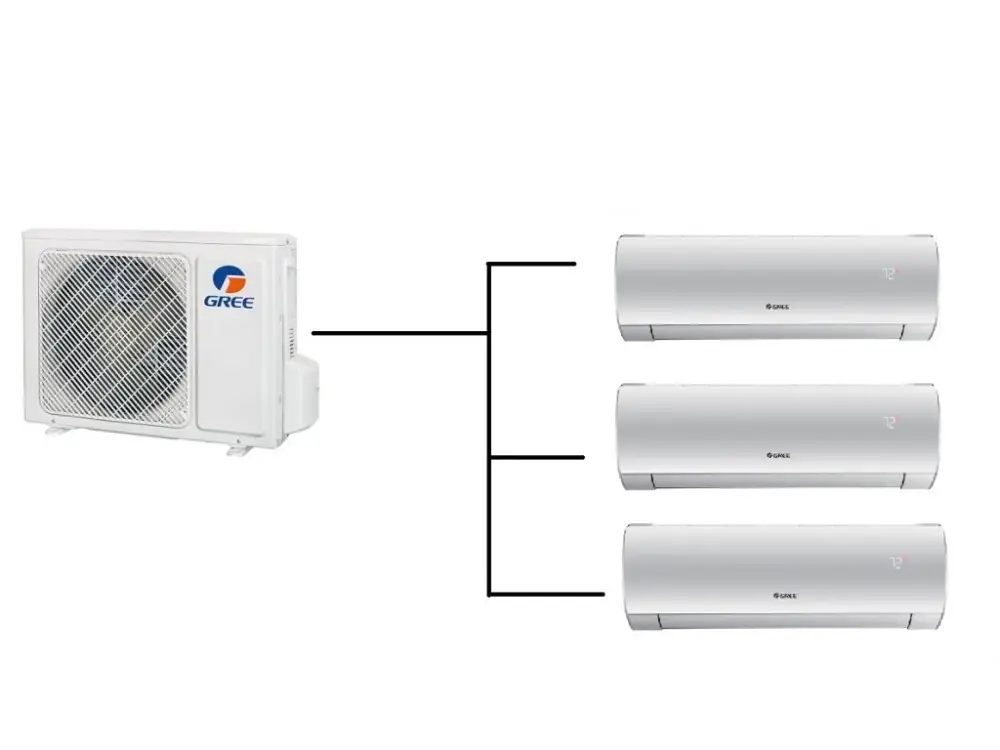 Cenový Hit Klimatizace Gree Fairy II bílá 1+3 ( 2,7kW + 2,7kW + 3,5kW ) Multi-split R32