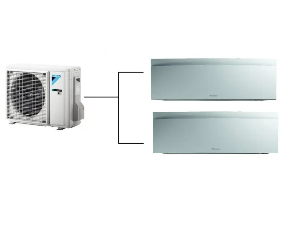 Klimatizace Daikin Emura White 1+2 ( 2,5kW + 3,5kW ) Multi-split R32 včetně montáže Vrácení Zdarma