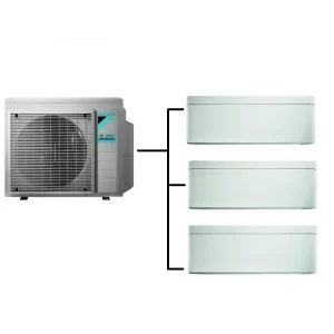 Pouze Dnes Klimatizace Daikin Stylish white 1+3 (2,5kW + 2,5kW + 3,5kW) Multi-split R32 včetně montáže