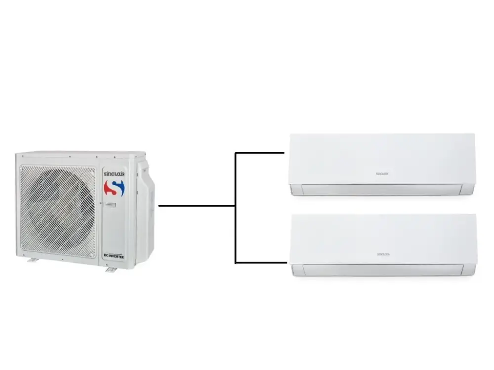 Klimatizace Sinclair Marvin white 1+2 ( 2,7kW + 3,5kW ) Multi-split R32 včetně montáže Dokud Zásoby Vydrží
