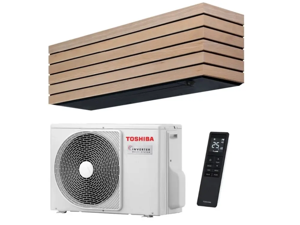 Klimatizace Toshiba Daiseikai 10 Wood 1+1 3,5kW R32 Ověřený