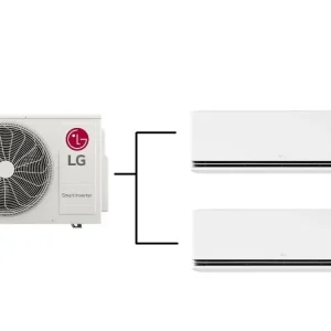 Klimatizace LG AI Air Deluxe 1+2 ( 2,5kW + 3,5kW ) Multisplit R32 Akční Nabídka