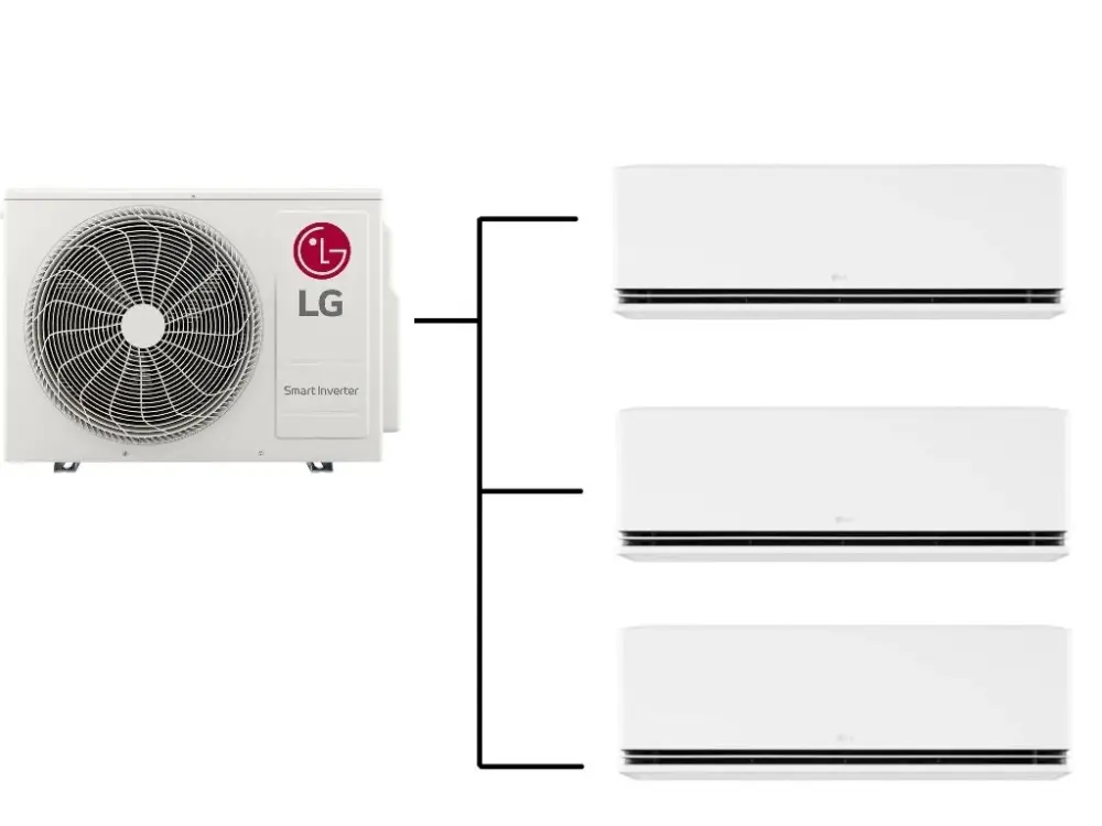 Klimatizace LG AI Air Deluxe 1+3 ( 2,5kW + 2,5kW + 3,5kW ) Multisplit R32 Koupit Online