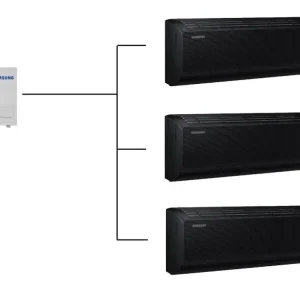 Klimatizace Samsung Wind Free Avant Black S2 1+3 ( 2kW + 2,5kW + 2,5kW ) Multi-split R32 včetně montáže Výhodná Nabídka