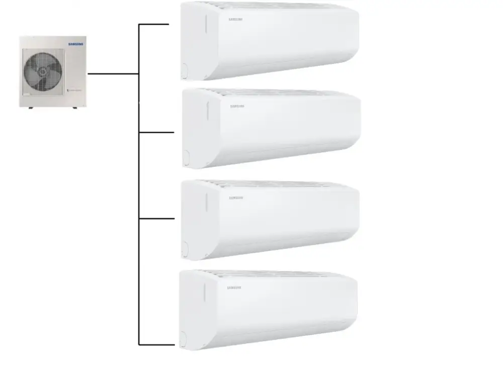 Klimatizace Samsung Cebu S2 1+4 ( 2kW + 2kW + 2,5kW + 2,5kW ) Multisplit R32 včetně montáže Sleva