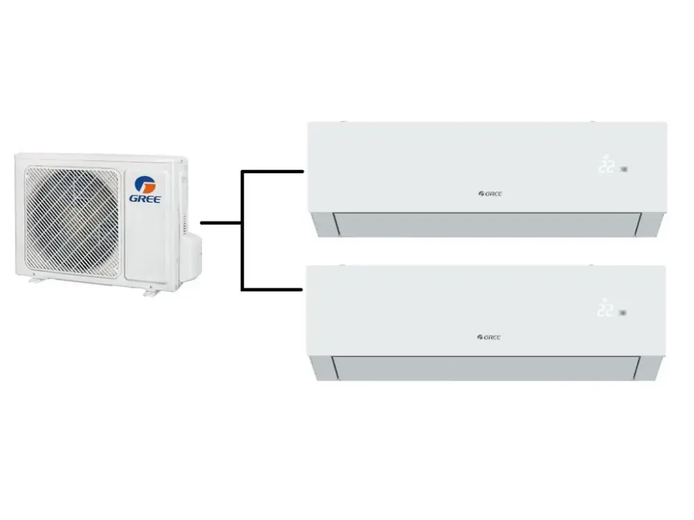 Autentický Klimatizace Gree Clivia 1+2 (2,2kW + 2,7kW) Multi-split R32