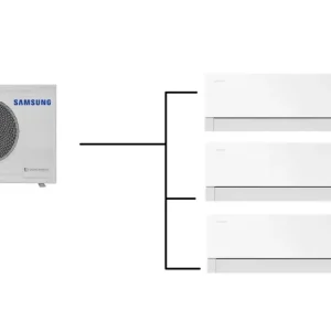 Víkendová Akce Klimatizace Samsung Wind Free Premiere 1+3 ( 2,5kW + 2,5kW + 3,5kW ) Multi-split R32 včetně montáže