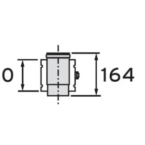 Jen Po Omezenou Doba Vaillant Odkouření oddělovací prvek, Ø 80/125 mm