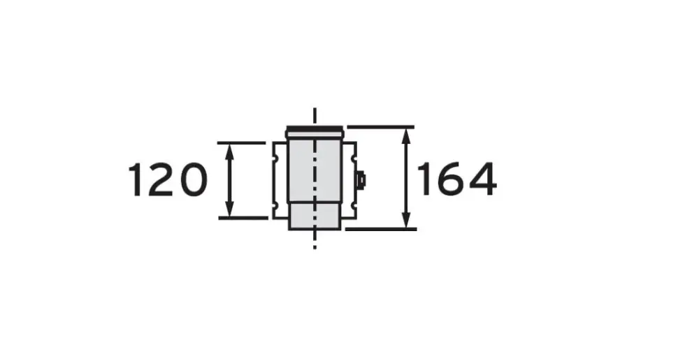 Jen Po Omezenou Doba Vaillant Odkouření oddělovací prvek, Ø 80/125 mm