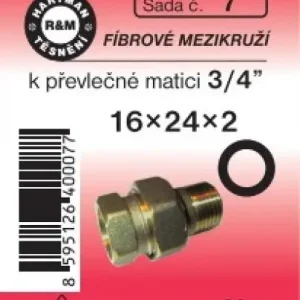 Autentický Hartman Sada č. 7: sada fíbr.těs.matky - 3/4"- 16x24x2 - 4x1088
