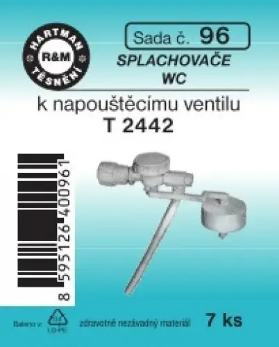 Hartman Sada č.96: sada komplet. k nap. ventilu WC - T 2442 Hit Sezóny
