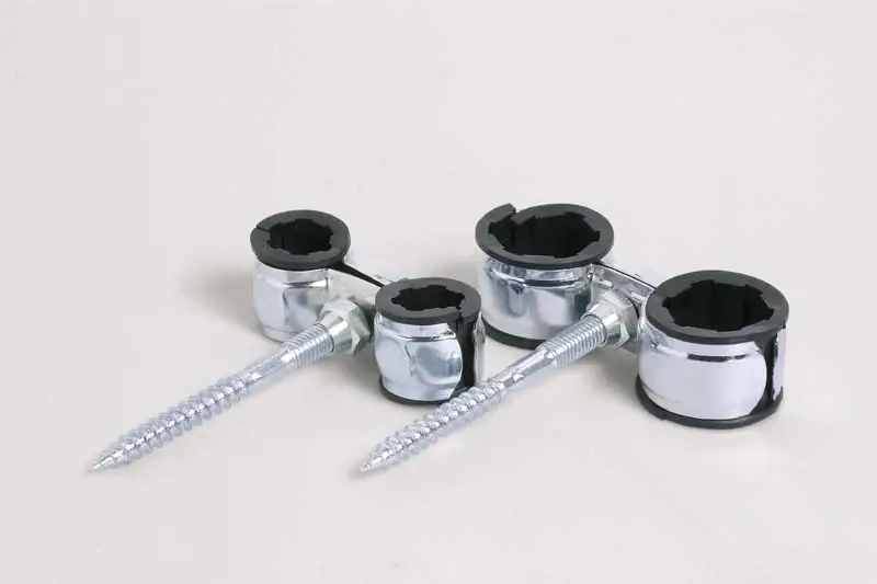 Dvojobjímka s gumou 2 × 22 mm se šroubem Aktuální