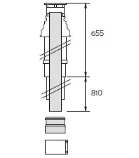 Vaillant Svislé odkouření vč.střešního nást. ø 80/125 Oblíbený