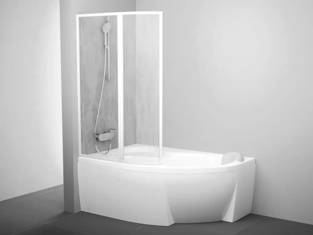 Ravak Vanová zástěna VSK2 Rosa 150 L bílá+rain Kup Teď