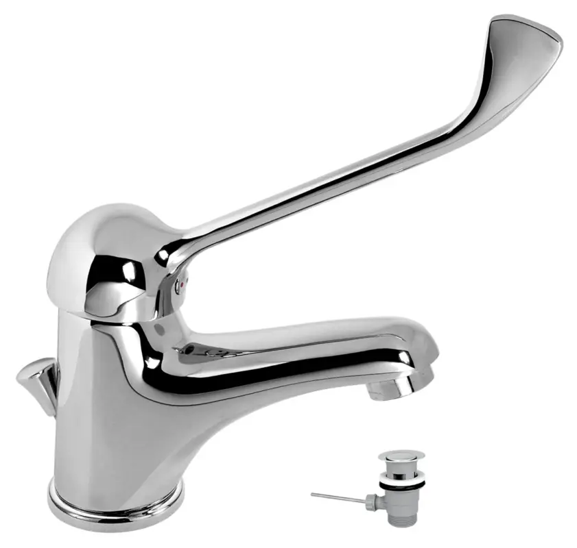 NOVASERVIS Umyvadlová baterie bez výpusti lékařská Metalia 55 chrom - 55001/1L,0 Jen Po Omezenou Doba