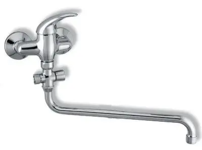 Nová Kolekce NOVASERVIS Paneláková baterie bez příslušenství 150 mm Metalia 55 chrom - 55071/1,0