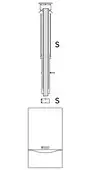 Vaillant Svislé odkouření kondenzační černé 60/100 mm vč. střešního nástavce Výprodej