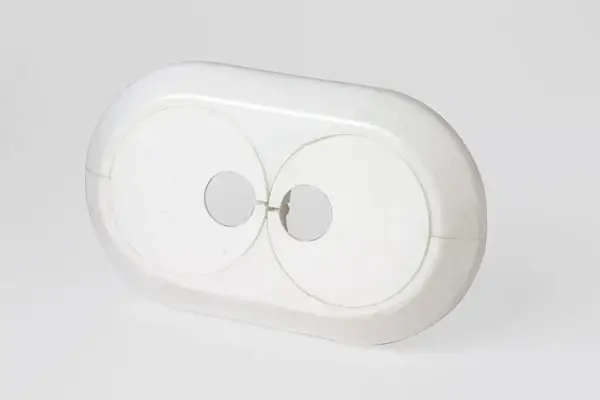 Krytka trubková dvojitá 2 x 18 mm, bílá Hit Sezóny
