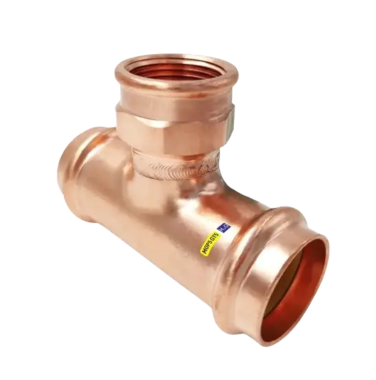 Odeslání Ihned CU lisovací T-kus přechodový 8130 - 15 x 1/2" x 15 - pro topení i rozvod plynu