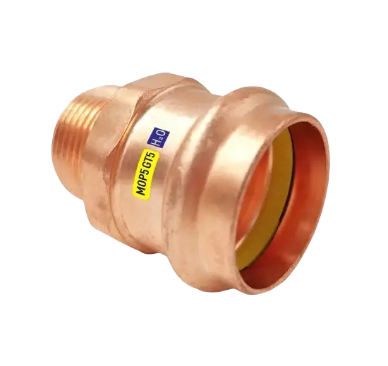 CU lisovací přechod 8243 - 15 -3/8" závit venkovní - pro topení i rozvod plynu Must-Have