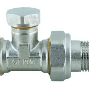 Šroubení radiátorové přímé DN 15 - 1/2" x 3/4" EK regulační Hit Sezóny