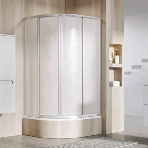 Sezónní Sleva Ravak sprchový kout čtvrtkruh SKCP4-90 Sabina satin+pearl