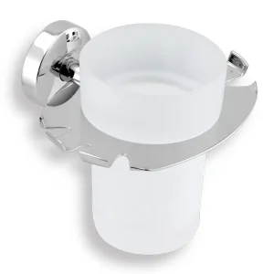 Nízká Cena NOVASERVIS Držák kartáčků a skleničky Metalia 11 chrom - 0149,0