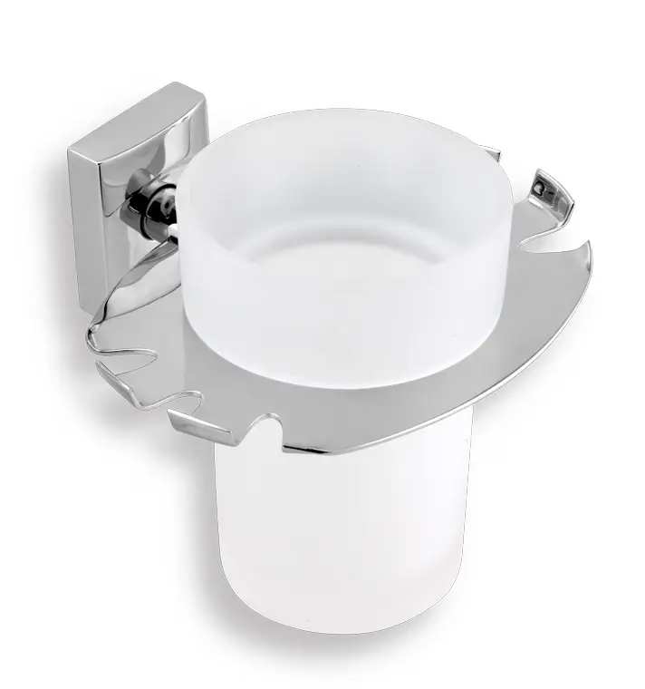 Nejprodávanější NOVASERVIS Držák kartáčků a skleničky Metalia 12 chrom - 0249,0
