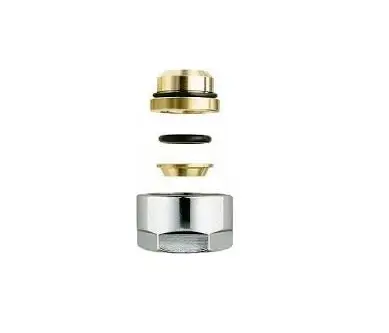 Honeywell svěrné šroubení pro H-blok 15 Cu - metrický závit, pouze pro armatury Honeywell Expresní Doručení