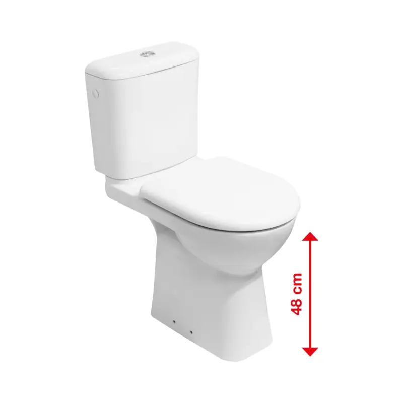 DEEP by JIKA Invalidní WC kombinační mísa ZVÝŠENÁ | svislý odpad Zlevněný