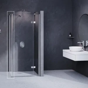 Značkový Ravak pevná stěna SmartLine SMPS 90 P chrom+transparent