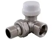 IVR termostatický ventil rohový PRAVÝ DN 15 - 1/2" x 3/4" EK venkovní (pro žebříky) Značkový