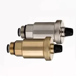 Značkový WIGELL Chromovaný automatický odvzdušňovací ventil 1/2" se zpětnou klapkou