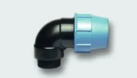 PE koleno přechodové 90°110x4" ZV závit venkovní - pro vodu Levný
