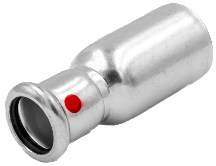 Novinka C-STEEL lisovací redukce28 x 18 vnitřní - vnější, uhlíková ocel