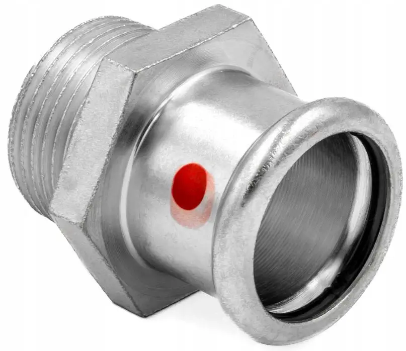Expresní Doručení C-STEEL lisovací přechod F243,22 - 1" závit venkovní, uhlíková ocel