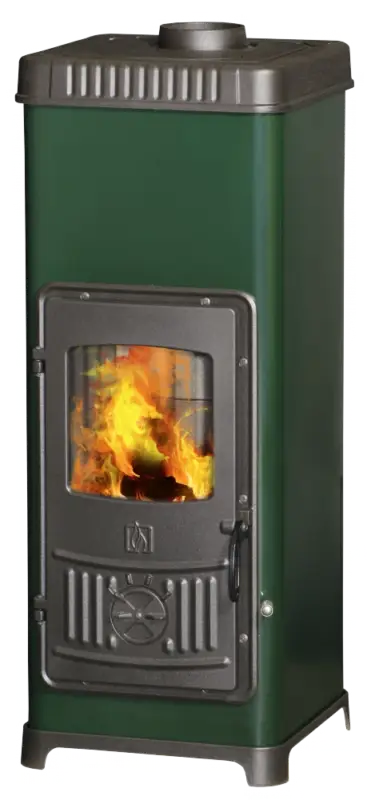 PLAMEN Litinová krbová kamna DORA 10 N - zelená Nakupujte Hned