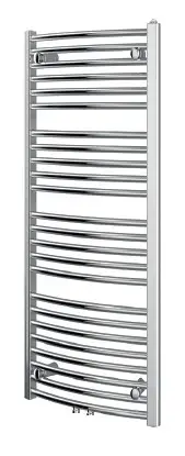 Chromový koupelnový radiátor PURMO Flores C CHM 600/1755 - oblý, středový Speciální Cena