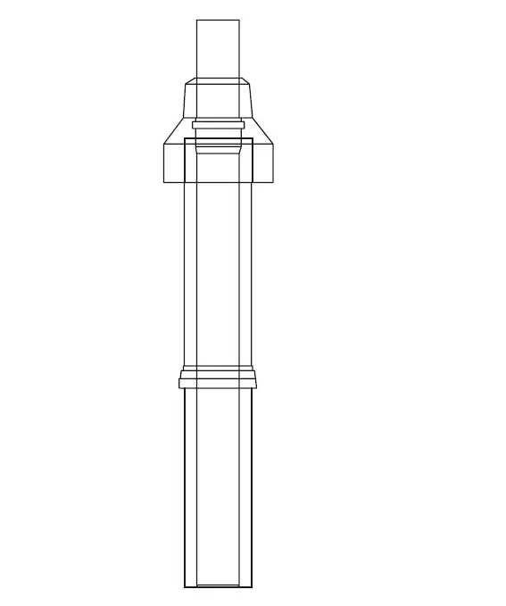 ALMEVA LIK střešní nástavec nastavitelný 1100mm 80/125 černý D=0,15-0,6m Výhodná Nabídka